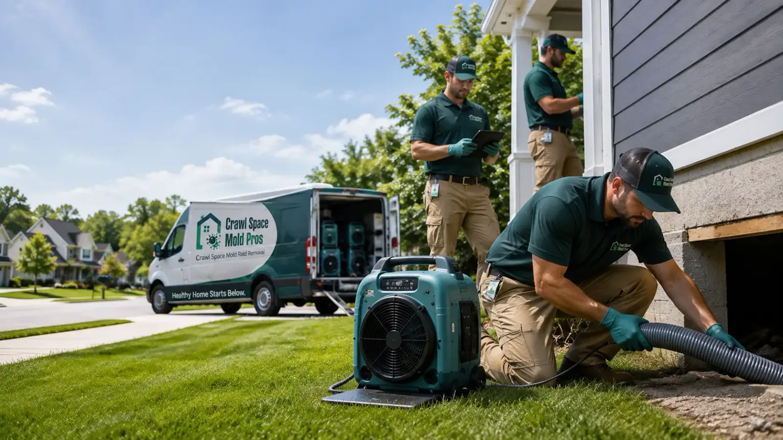 Crawl Space Mold Removal in Dallas, NC